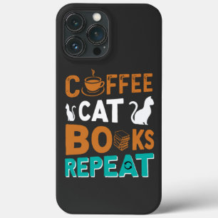Kaffeekästen Wiederholung, Lesen und Kaffeeliebhab Case-Mate iPhone Hülle