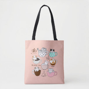 Kaffeekatzen Funny Tasche