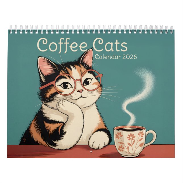 Kaffeekatzen Kalender (Titelbild)