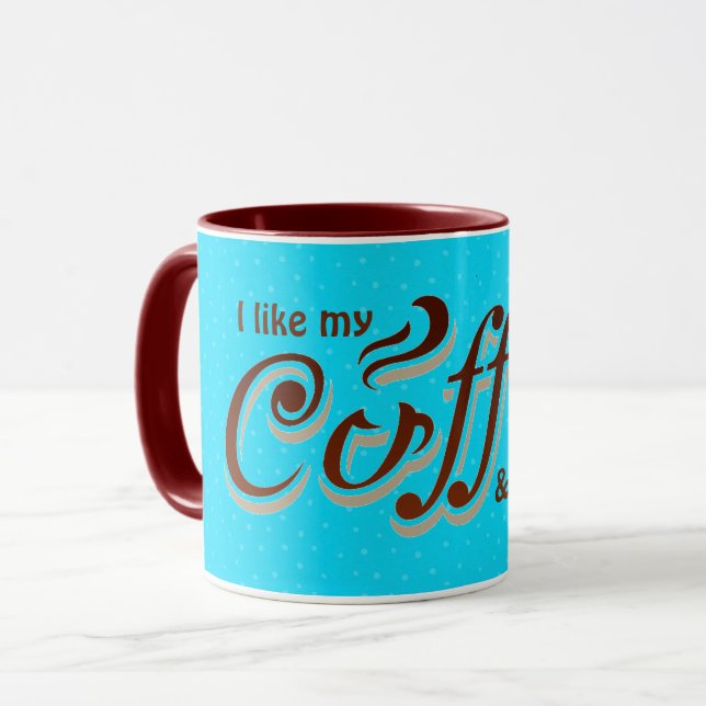 Kaffeekochen auf Aquapunkten Tasse (Vorderseite Links)