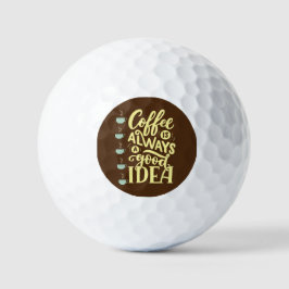 Kaffeekochen Golfball