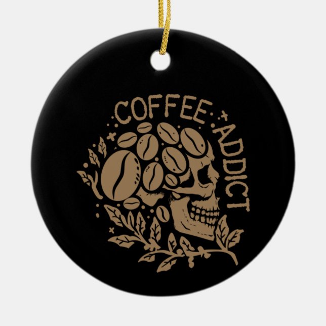 Kaffeekocher Keramik Ornament (Vorne)