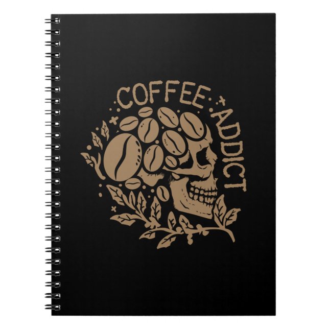 Kaffeekocher Notizblock (Vorderseite)