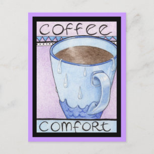 Kaffeekomfort Postkarte