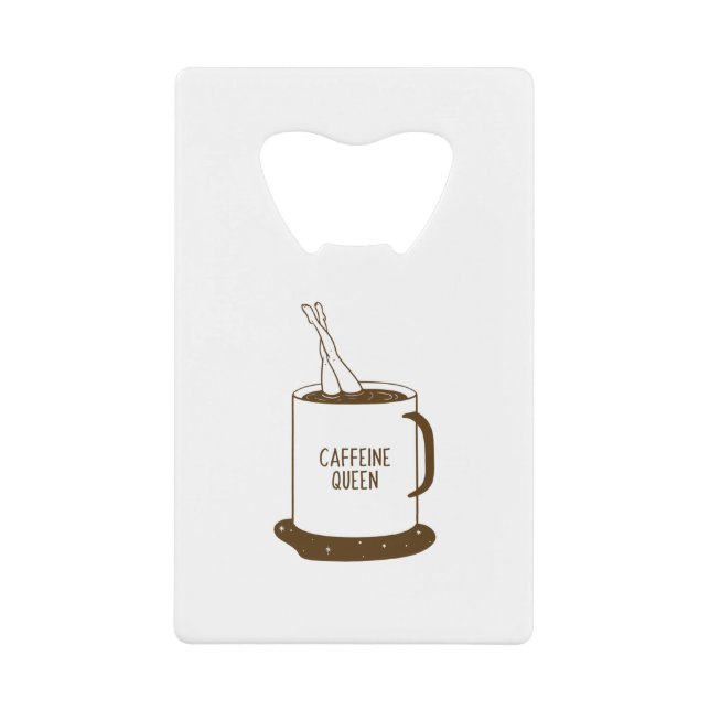 Kaffeekönigin  geldbeutel flaschenöffner (Vorderseite)