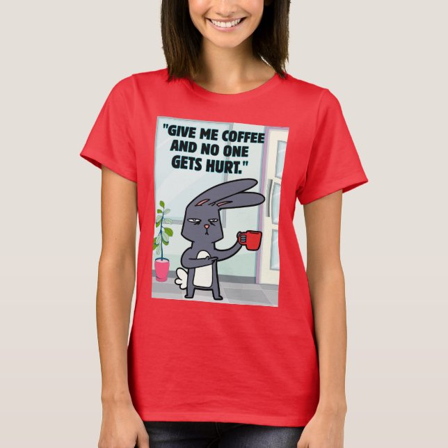 Kaffeekonzept T-Shirt (Vorderseite)