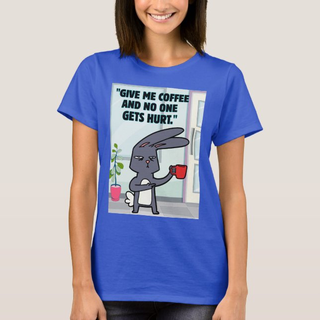 Kaffeekonzept T-Shirt (Vorderseite)