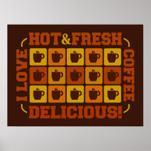 Kaffeekopf, individuell anpassbar poster