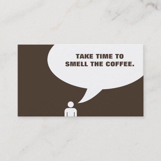 Kaffeekopfkarte Treuekarte (Vorderseite)