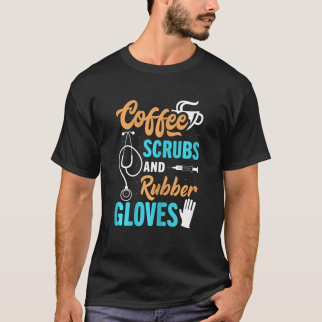 Kaffeekrüben und Gummihandschuhe, nur für Frauen T-Shirt (Vorderseite)
