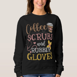 Kaffeekruben und Gummihandschuhe Sweatshirt