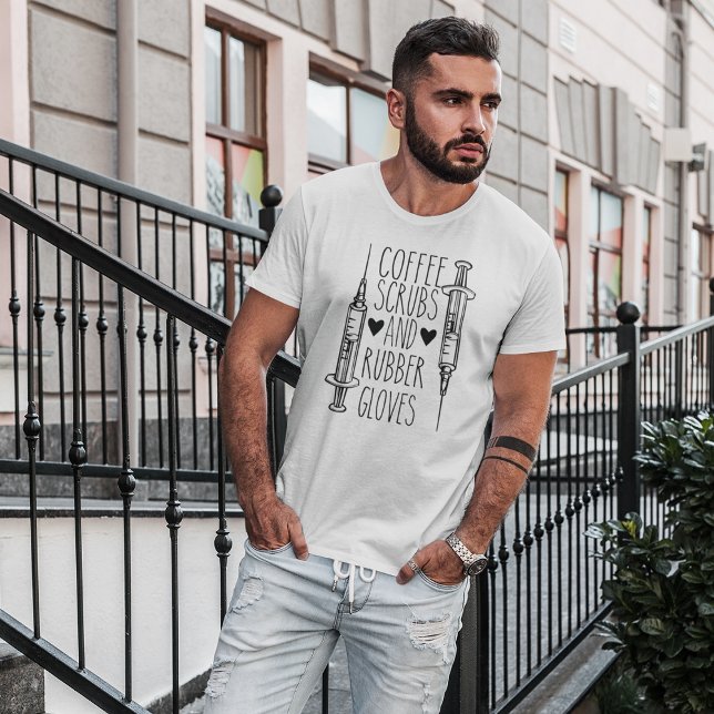 Kaffeekruben und Gummihandschuhe T - Shirt (Von Creator hochgeladen)