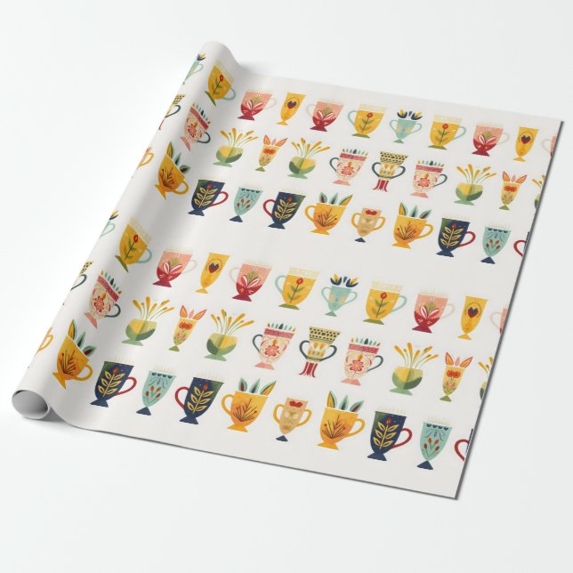 Kaffeekuchen Geschenkpapier (Ungerollt)