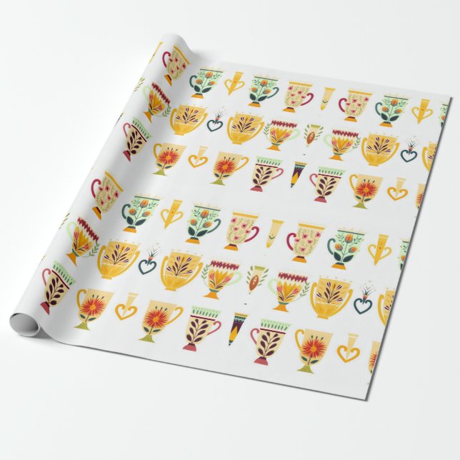 Kaffeekuchen Geschenkpapier (Ungerollt)