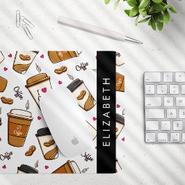 Kaffeekuchen, Kaffeebohnen, Kaffee Lover, Ihr Name Mousepad