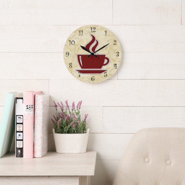 Kaffeeküchenuhren Große Wanduhr (Lesesaal)