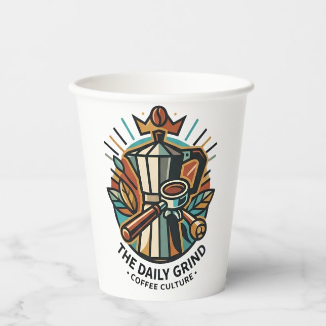 Kaffeekultur-Tasse Pappbecher (Vorderseite)