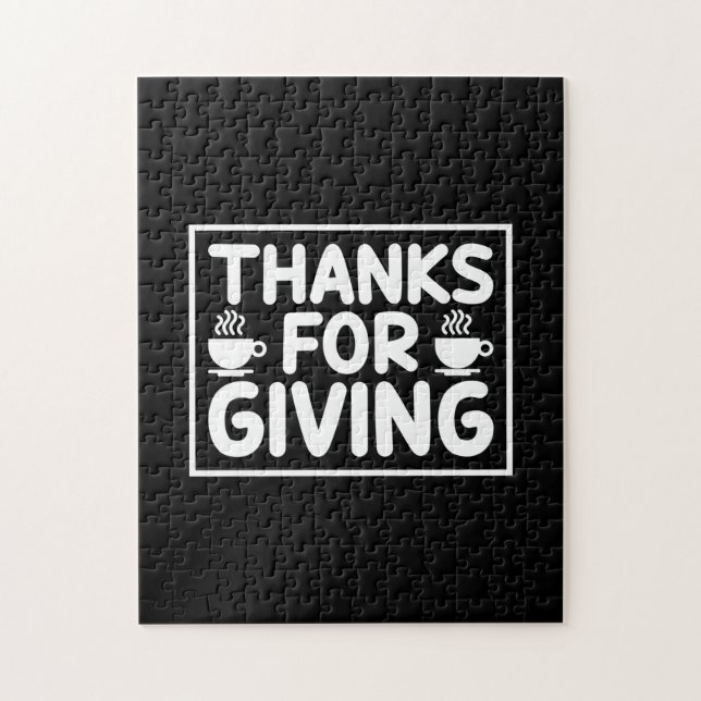 Kaffeekunst danke für die Geschenke (Vertikal)