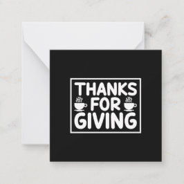 Kaffeekunst danke für die Geschenke Mitteilungskarte