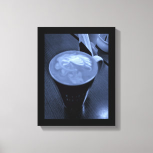 Kaffeekunst Leinwanddruck