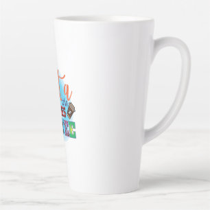 Kaffeekunst nur ein Mädchen, das Kaffee Liebe Milchtasse