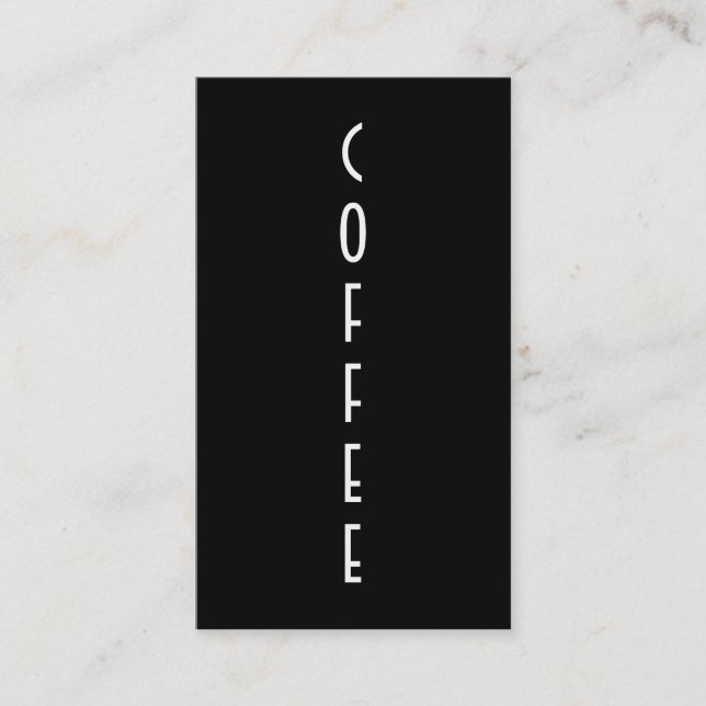 Kaffeekuponkarte Rabattkarte (Vorderseite)