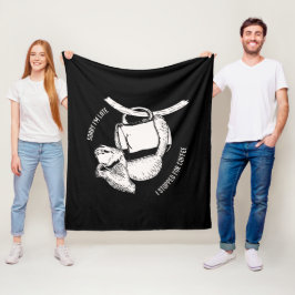 Kaffeelacke (weiß) fleecedecke