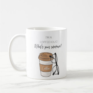 Kaffeeliebhaber, Alkoholiker, Geschenk für sie Kaffeetasse