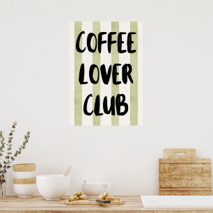 Kaffeeliebhaber-Club Poster