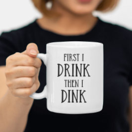 Kaffeeliebhaber Funny Pickleball Dink Kaffeetasse