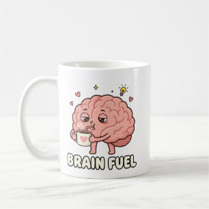 Kaffeeliebhaber-Gehirn Kaffeetasse