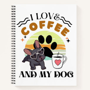 Kaffeeliebhaber - ich Liebe Kaffee und mein Hund Notizbuch