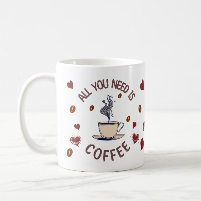 Kaffeeliebhaber Mug Kaffeetasse (Links)
