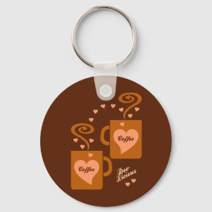 Kaffeeliebhaber Schlüsselkette, anpassen Schlüsselanhänger