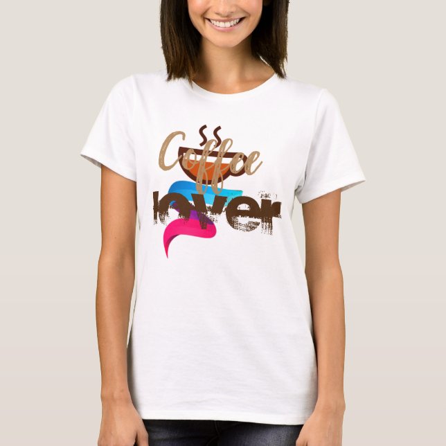 Kaffeeliebhaber T-Shirt (Vorderseite)