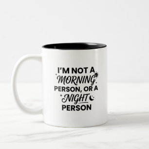 Kaffeeliebhaber-Tasse Morgen Zwei-Töne-Spaß Zweifarbige Tasse