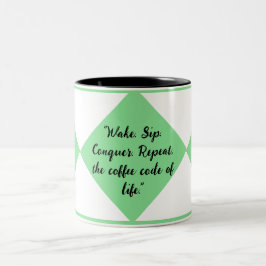 Kaffeeliebhaber-Tasse Zweifarbige Tasse