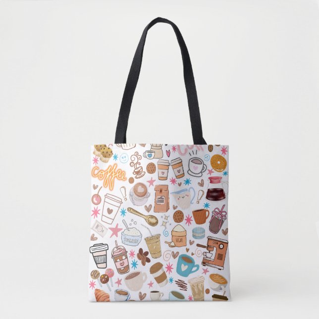 Kaffeeliebhaber-Tragetasche Tasche (Vorderseite)
