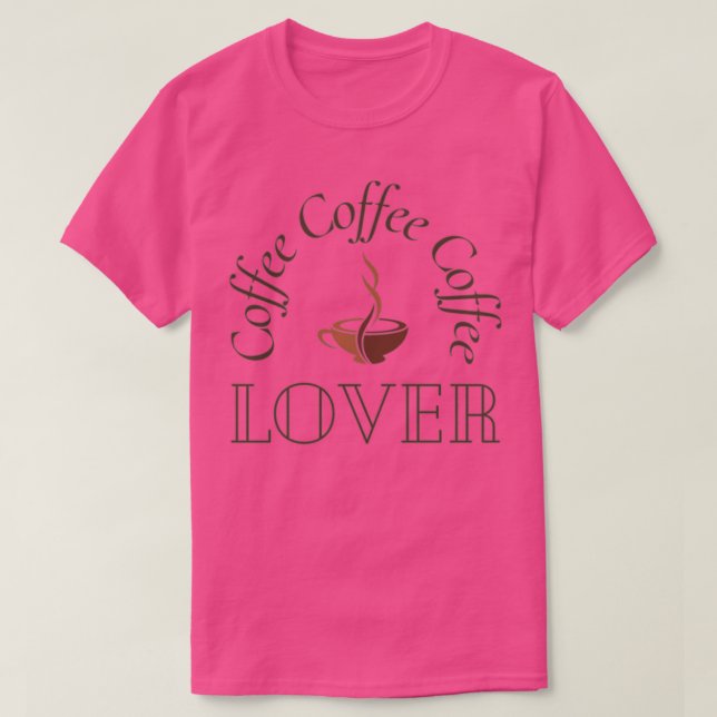 Kaffeeliebhaber TShirt Classic TShirt (Design vorne)
