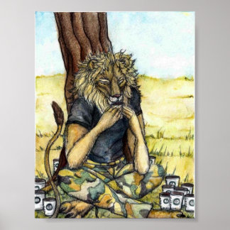 Kaffeelion-Poster Poster