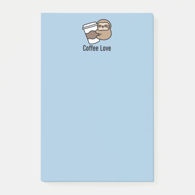 Kaffeeloch Post-it Klebezettel (Vorderseite)