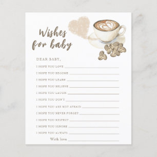 Kaffeemaschine - Baby-Dusche - Babywünsche