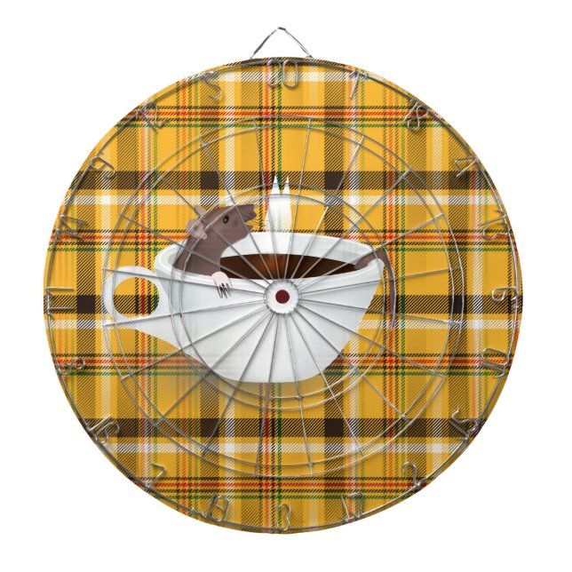 Kaffeemaschine Dartscheibe (vorne)