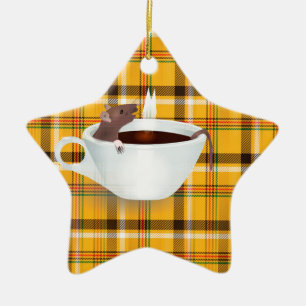 Kaffeemaschine Keramik Ornament