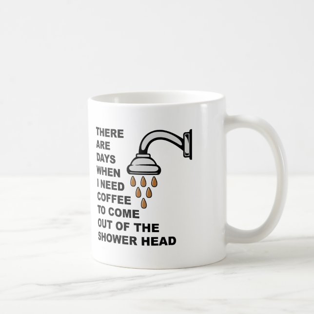 Kaffeemaschine Kopf Funny Mug oder Reisemugge Kaffeetasse (Rechts)