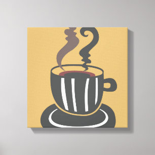 Kaffeemaschine Leinwanddruck