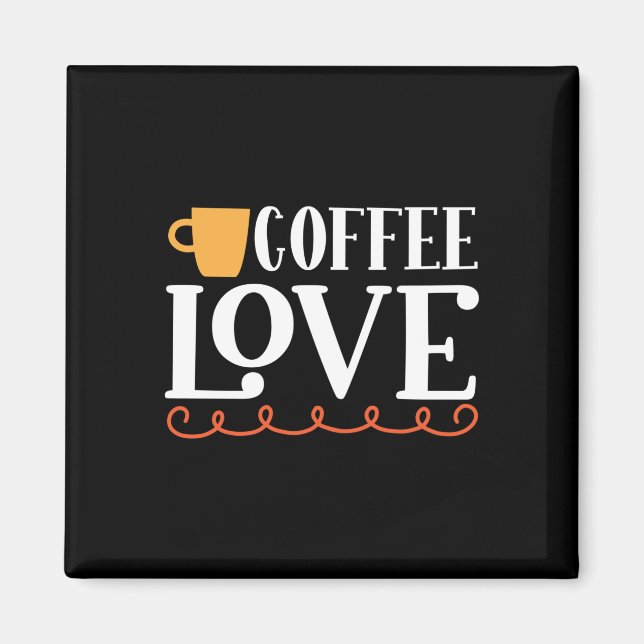 Kaffeemaschine Liebe Magnet (Vorne)