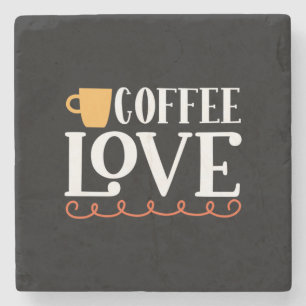 Kaffeemaschine Liebe Steinuntersetzer