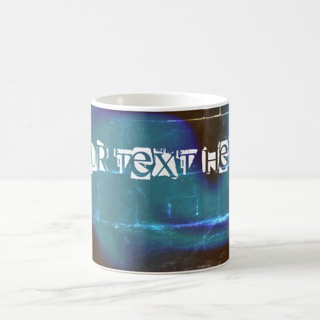 Kaffeemaschine mit farbenfroher Schmuckdekor-Tasse Kaffeetasse (Mittel)
