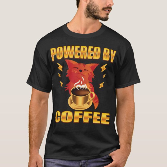 Kaffeemaschine mit Kaffee in Liebe und Liebe T-Shirt (Vorderseite)